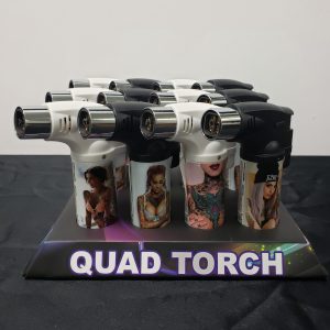 Richi Wholesale Distributor | New York City, Queens, Brooklyn, Long Island | - Lighters & Torches QuadTorchlighter-12ct Image