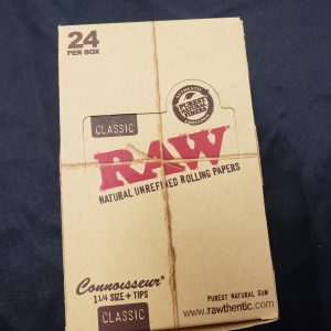 Richi Wholesale Distributor | New York City, Queens, Brooklyn, Long Island | - Rolling Paper & Wraps Raw-Connoissur+tips24ct Image