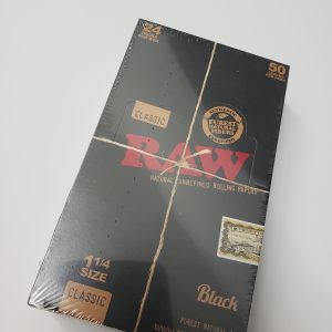 Richi Wholesale Distributor | New York City, Queens, Brooklyn, Long Island | - Rolling Paper & Wraps Rawblack24ct Image