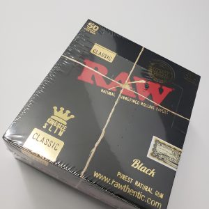 Richi Wholesale Distributor | New York City, Queens, Brooklyn, Long Island | - Rolling Paper & Wraps Rawblack50ct Image