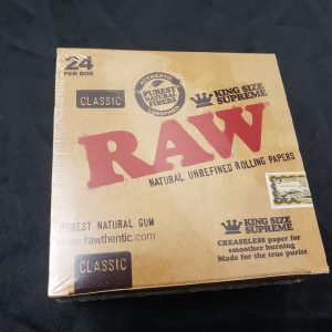 Richi Wholesale Distributor | New York City, Queens, Brooklyn, Long Island | - Rolling Paper & Wraps Rawkingsizesupreme-24ct Image